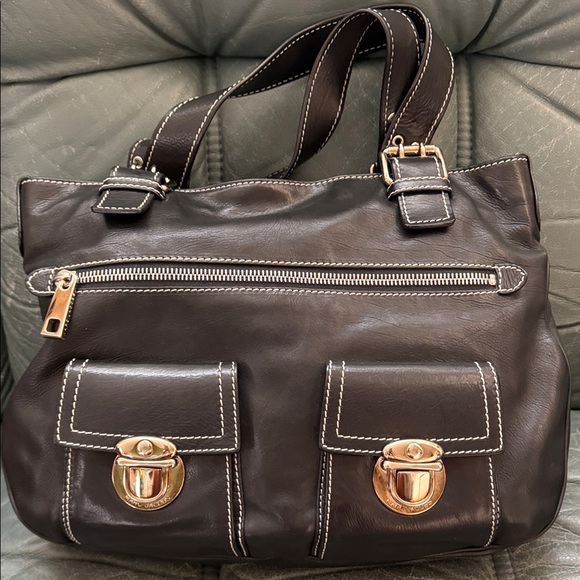 Marc Jacobs Black Leather Shoulder Bag - Picture 5 of 15